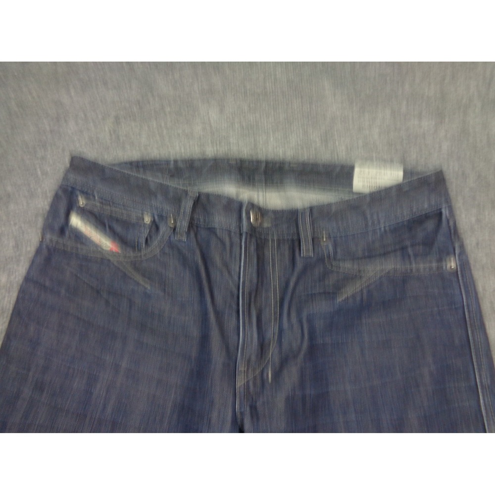 Diesel Jeans Men 32x32 (Actual 34x29) Blue Slim Skinny Denim Shioner Stretch Zip - Picture 5 of 15